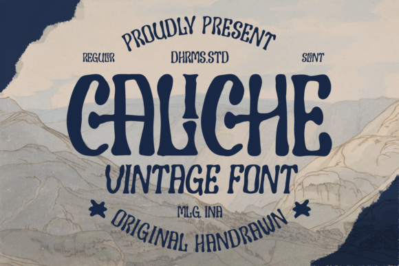 Caliche Font: Vintage Hand-Drawn Charm for Makers