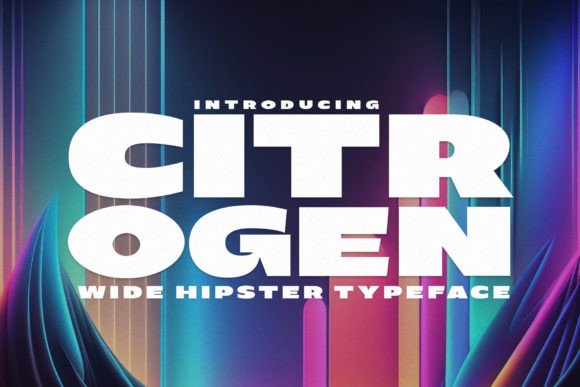 Citrogen Font: Bold Sans Serif for Makers