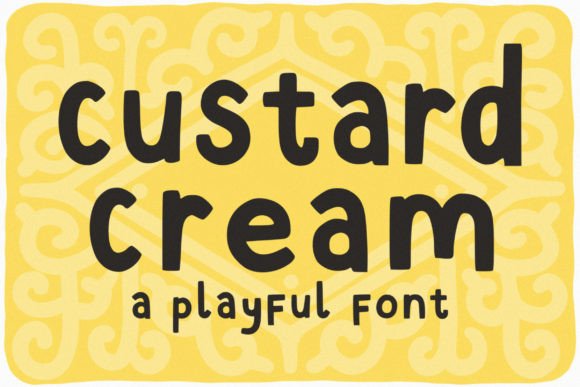 Custard Cream Font: Playful Branding for Small Business