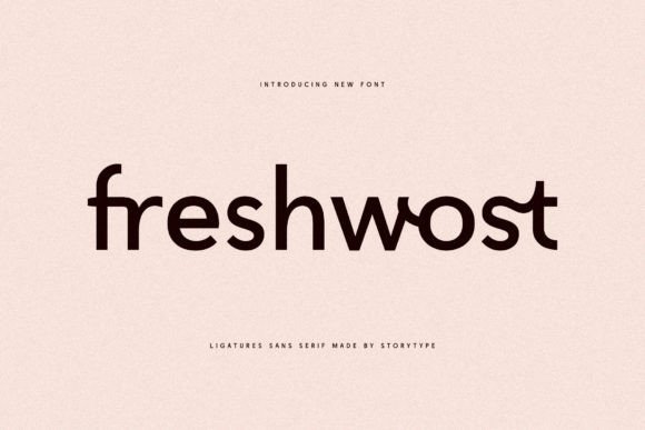 Freshwost Font Review for Elegant Editorial Design