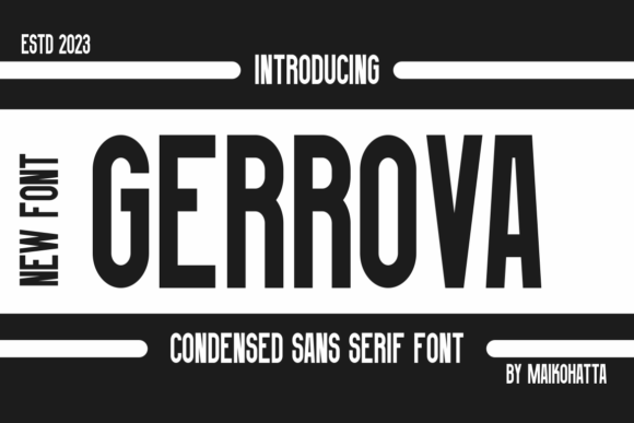Gerrova Font: Refined Editorial Typography