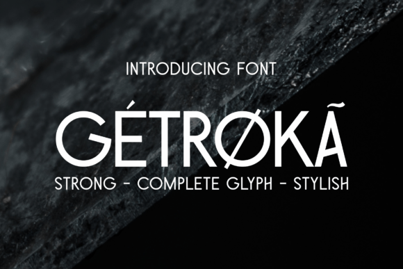 Getroka Font Review for Handmade Product Branding