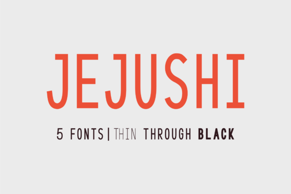 Jejushi Font: Clean Sans Serif for Modern Branding