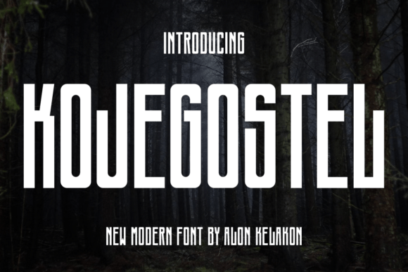 Kojegostel Font: Elevating Campaign Visuals