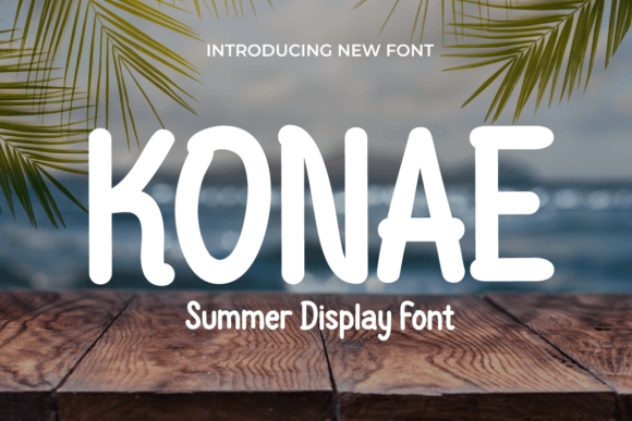 Konae Font: A Summer Sans Serif for Editorial Design