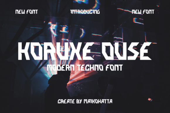 Korukeouse Font Review: Futuristic Sans Serif for Tech Branding