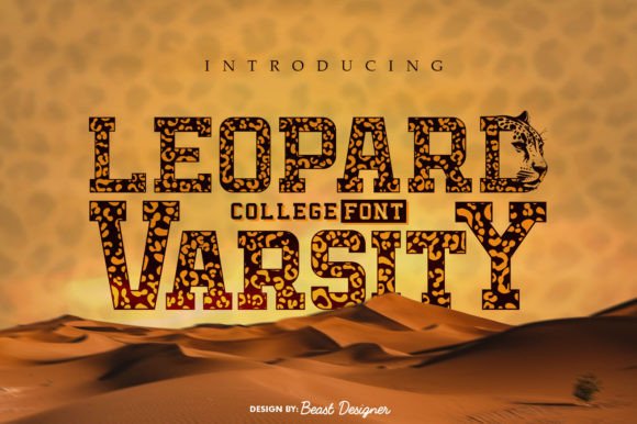 Leopard Varsity: Bold Sans Serif Design Guide