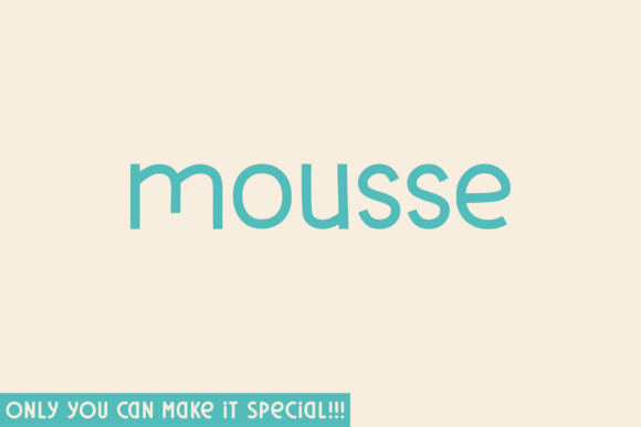 Mousse Font: Elegant Serif Typography for Makers