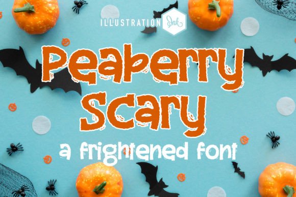 Peaberry Scary Font Review for Quirky Campaign Design
