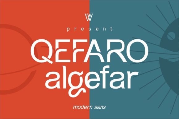 Qefaro Algefar Font: Elevating Digital Marketing Typography