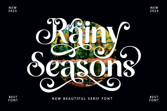 Rainy Seasons Font for Modern Web Design