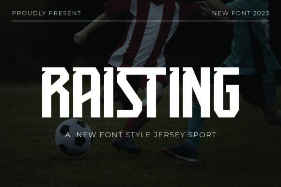Raisting Font: Calligraphy Style for Modern Branding