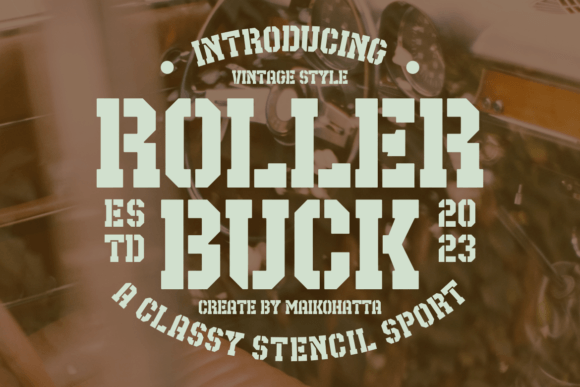 Roller Buck Font: Energizing Sports Brand Campaigns
