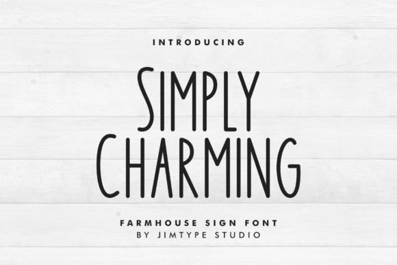 Simply Charming Font for Small Business Branding