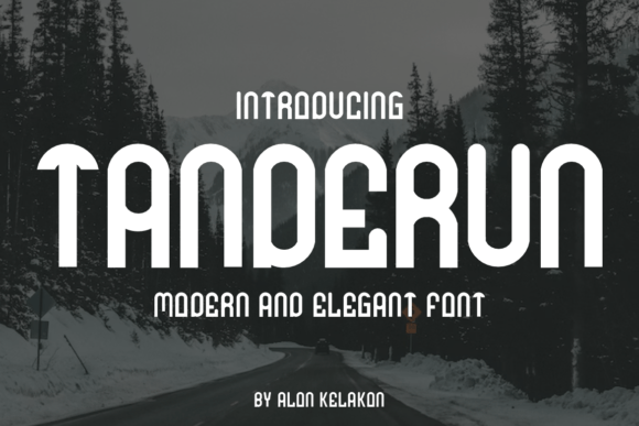 Tanderun Font: Elevating Digital Brand Identity