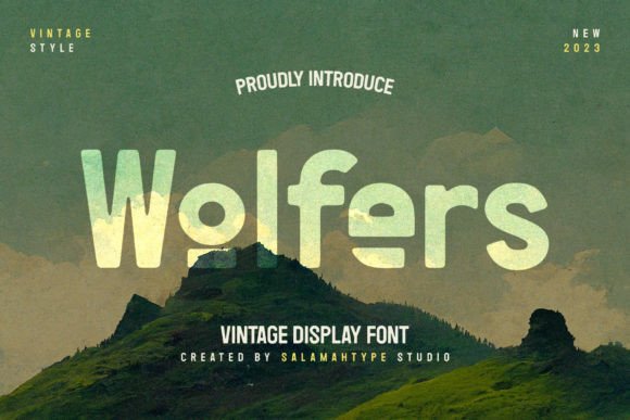 Wolfers Font Review: Vintage Branding for Small Business